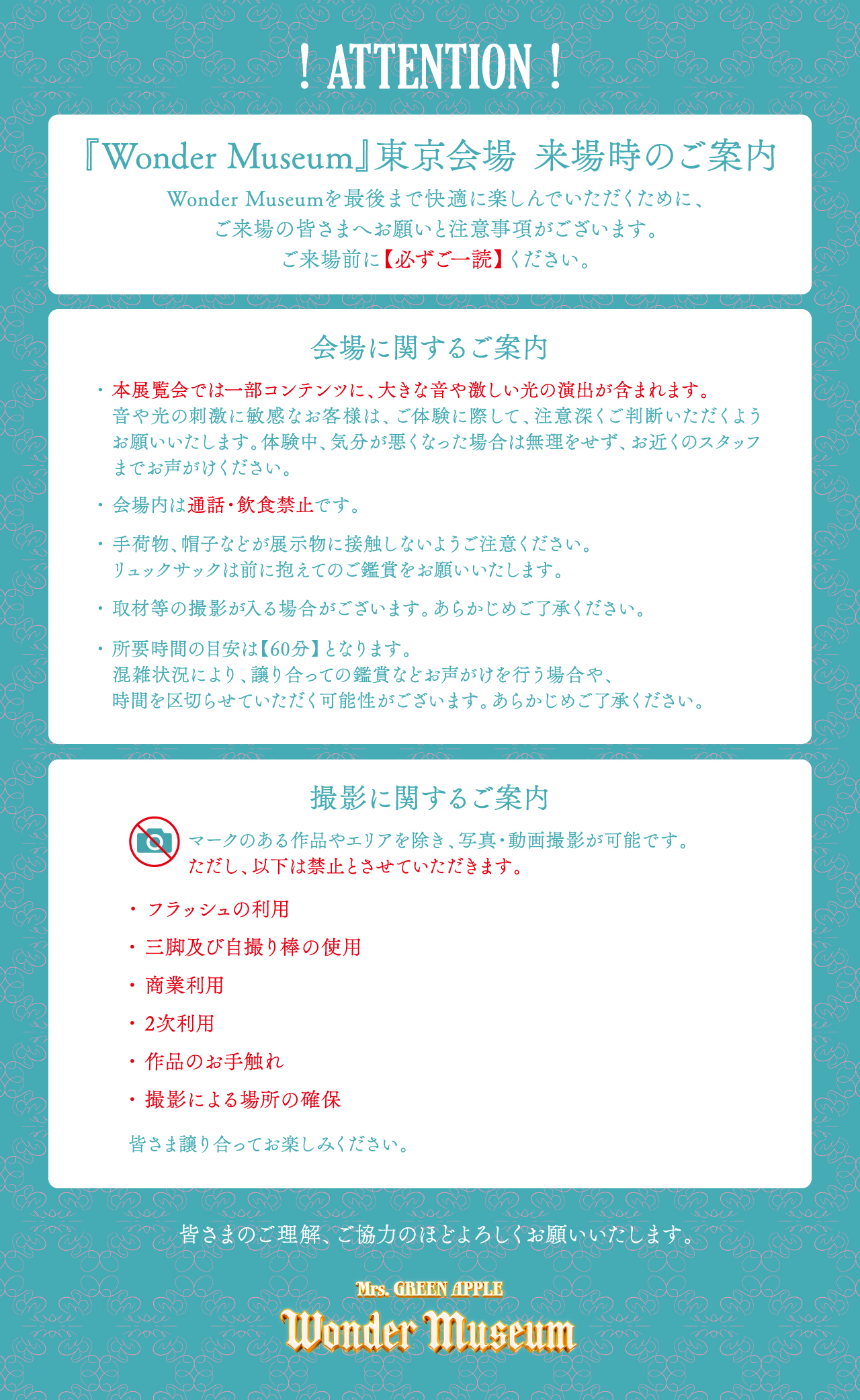 Wonder Museum ATTENTION