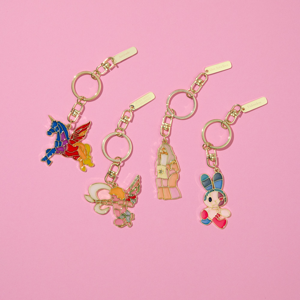 Wonder Museum ステンドグラスキーホルダー(アンラブレス)のイメージ