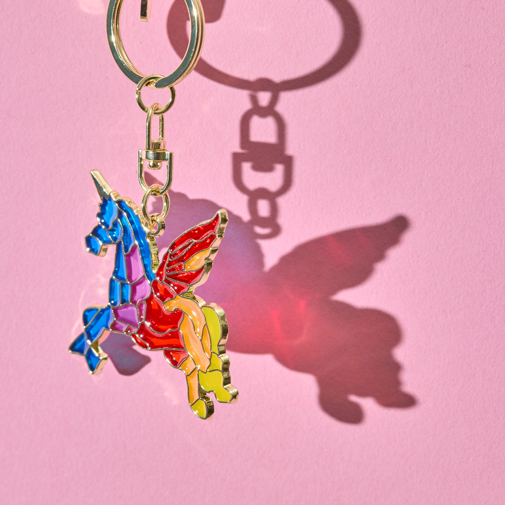 Wonder Museum ステンドグラスキーホルダー(Attitude)のイメージ