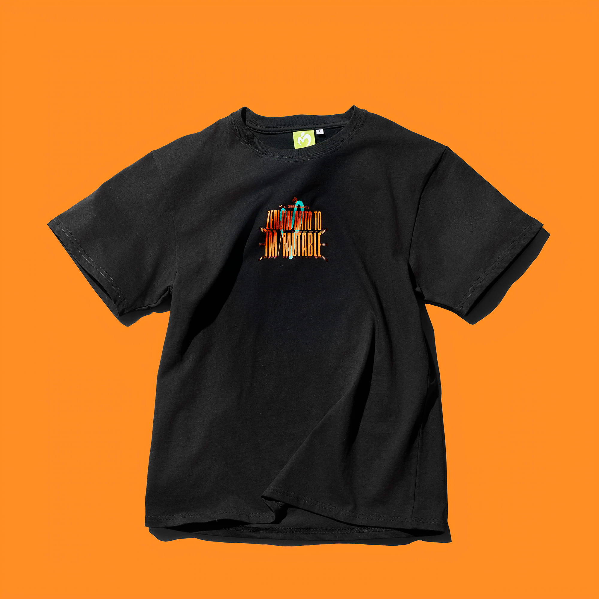 IM/MUTABLE ロゴTシャツ A / ブラック