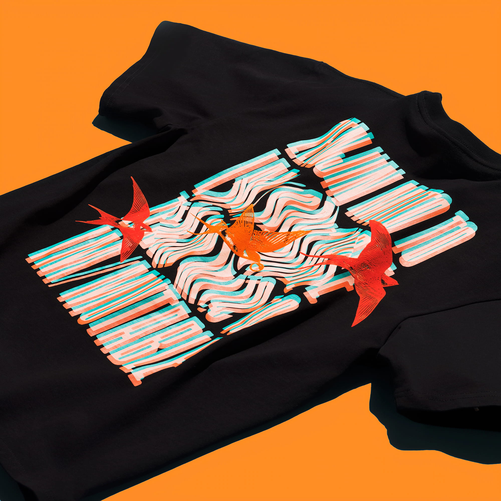 IM/MUTABLE ロゴTシャツ A / ブラック